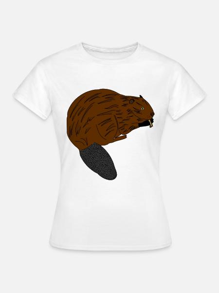 Biber - Frauen T-Shirt - Weiß