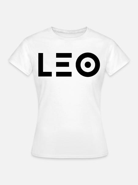 Vorname Leo - Frauen T-Shirt - Weiß