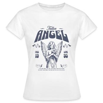 Ange déchu - T-shirt Femme - blanc - Devant - AI Model Female 172 dark (172cm)