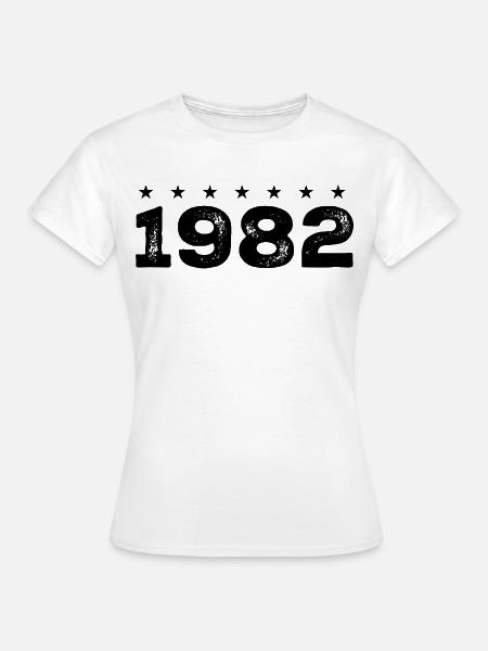 Hergestellt 1982 - Frauen T-Shirt - Weiß
