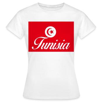 Tunesien - Frauen T-Shirt - Weiß - Vorne - AI Model Female 172 dark (172cm)