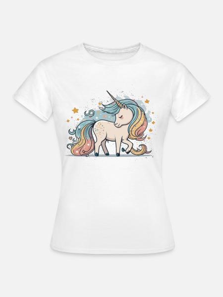 Pastellfarbenes Paradies - Frauen T-Shirt - Weiß