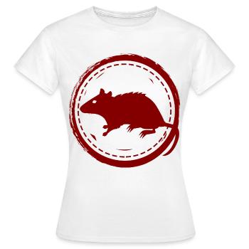 Rat - Rongeur - T-shirt Femme - blanc - Devant - AI Model Female 172 dark (172cm)