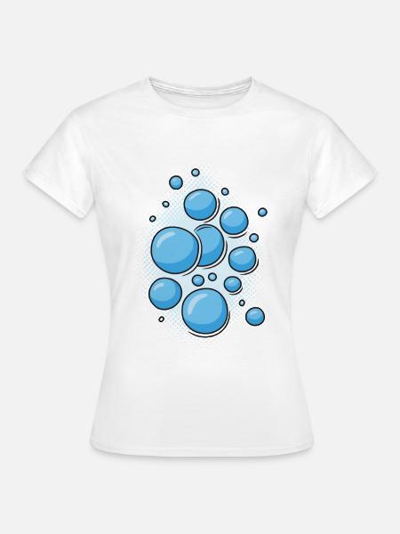 Seifenblasen - Frauen T-Shirt - Weiß