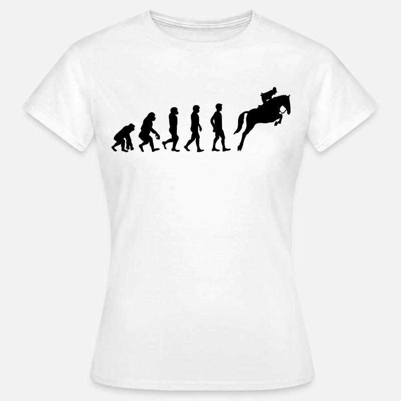 Horse evolution - Women's T-Shirt - white