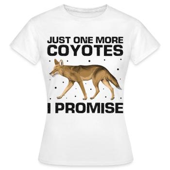 Conception de coyote pour les réacteurs de coyote - T-shirt Femme - blanc - Devant - AI Model Female 172 dark (172cm)