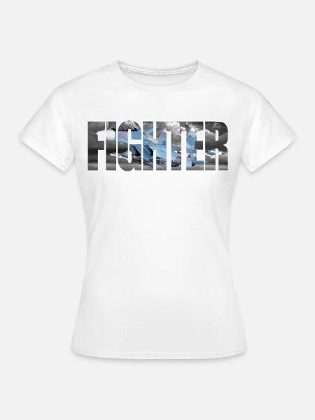 Fighter Su-30SM - Frauen T-Shirt - Weiß
