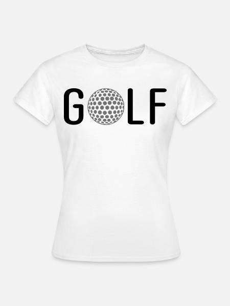 Le golf - T-shirt Femme - blanc
