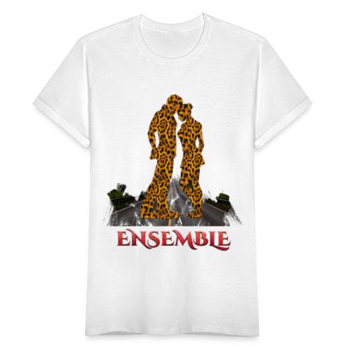 Ensemble leopard - couleur rouge crocodile - T-shirt Femme