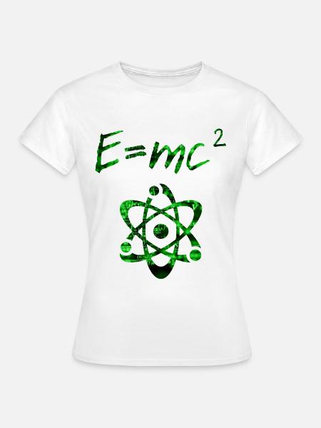 Atom/Formel - Frauen T-Shirt - Weiß