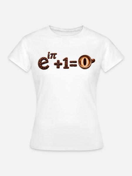 Die Identität des Euler Math Cafés - Frauen T-Shirt - Weiß