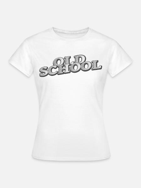 old school - Frauen T-Shirt - Weiß