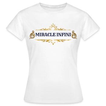 MIRACLE INFINI - T-shirt Femme - blanc - Devant - AI Model Female 172 dark (172cm)
