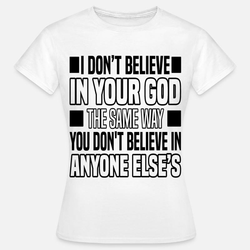 Atheism - Women's T-Shirt - white