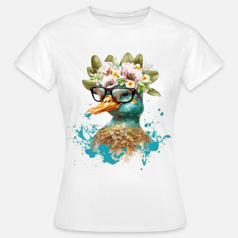 Funny duck - Women's T-Shirt - white