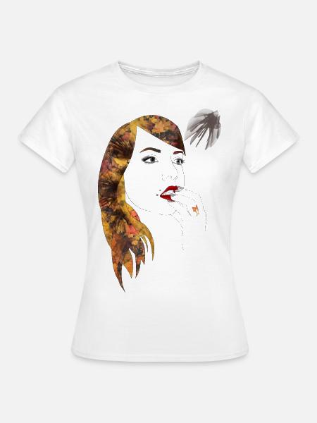 piercing Mädchen träumen - Frauen T-Shirt - Weiß