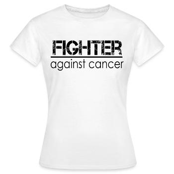 Lutte contre le cancer ! - T-shirt Femme - blanc - Devant - AI Model Female 172 dark (172cm)