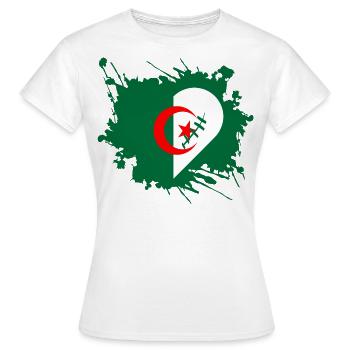 Algerien - Frauen T-Shirt - Weiß - Vorne - AI Model Female 172 dark (172cm)