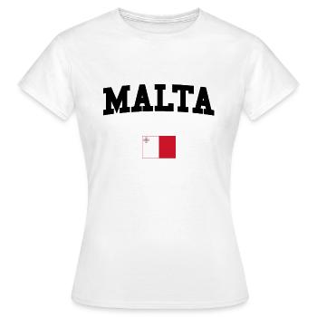 MALTE - T-shirt Femme - blanc - Devant - AI Model Female 172 dark (172cm)