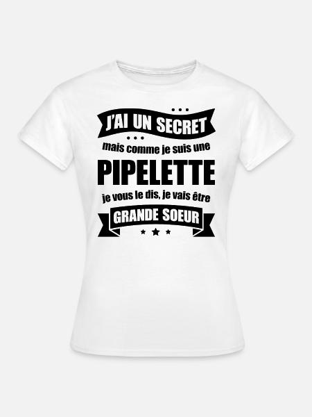 FUTURE GRANDE SŒUR - T-shirt Femme - blanc