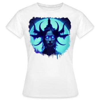 Demon der Eiszeit - Frauen T-Shirt - Weiß - Vorne - AI Model Female 172 dark (172cm)