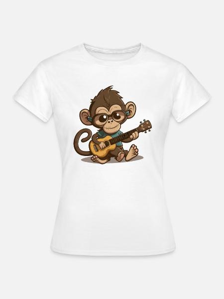 Felsen-Primat - Frauen T-Shirt - Weiß