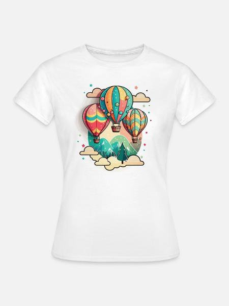 Die Ballon-Fiesta - Frauen T-Shirt - Weiß