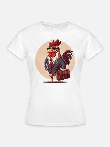 Rooster Enterprises - Frauen T-Shirt - Weiß