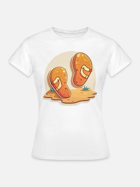 Der Strandräuber - Frauen T-Shirt - Weiß