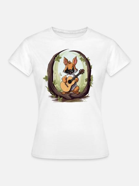 Eichhörnchen-Serenader - Frauen T-Shirt - Weiß