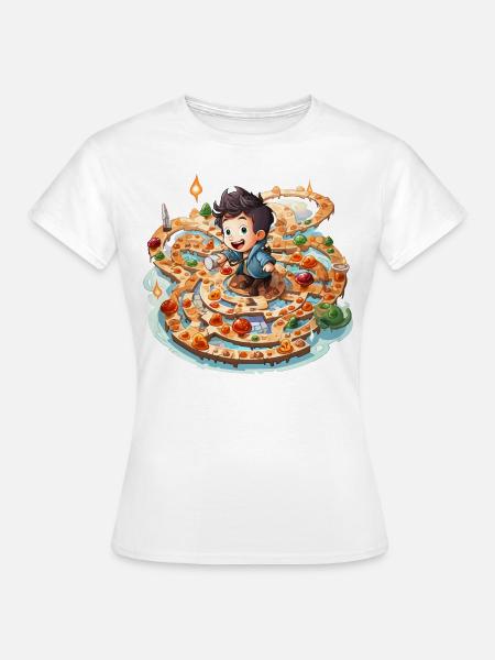 Der Labyrinth-Läufer - Frauen T-Shirt - Weiß