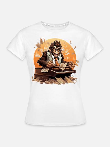 Der Koffein-Maestro - Frauen T-Shirt - Weiß