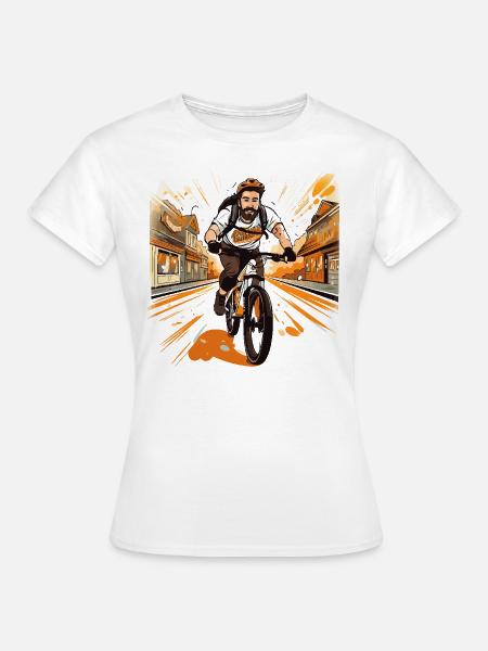 Pedal-Power - Frauen T-Shirt - Weiß