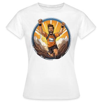 Succès au marathon - T-shirt Femme - blanc - Devant - AI Model Female 172 dark (172cm)
