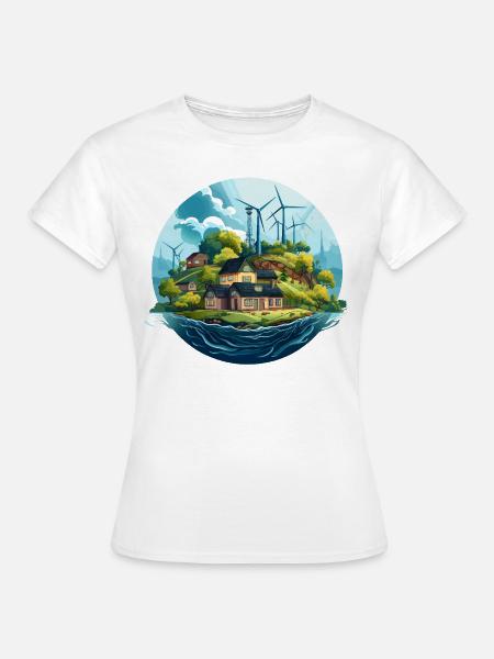 Grüne Innovation - Frauen T-Shirt - Weiß