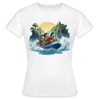 Les Raiders des Rapides - T-shirt Femme - blanc - Devant - AI Model Female 172 dark (172cm)