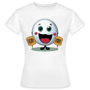 L’affrontement des Jokesters - T-shirt Femme - blanc - Devant - AI Model Female 172 dark (172cm)