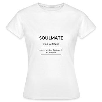 Soulmate (Seelenverwandter) 2k20 Edition - Frauen T-Shirt - Weiß - Vorne - AI Model Female 172 dark (172cm)