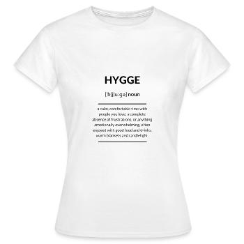 Hygge (convivialité) Édition 2k20 - T-shirt Femme - blanc - Devant - AI Model Female 172 dark (172cm)