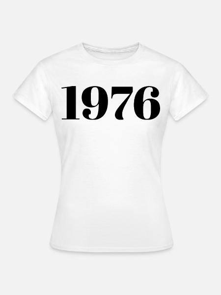 1976 Vintage 1976 Retro 1976 Jubiläum 1976 - Frauen T-Shirt - Weiß