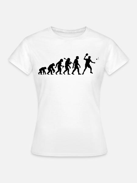Ping-Pong Evolution für Tischtennisspieler - Frauen T-Shirt - Weiß