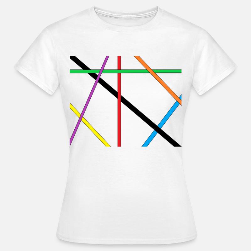 stripe - Women's T-Shirt - white
