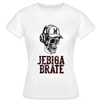 Jebiga Brate - Frauen T-Shirt - Weiß - Vorne - AI Model Female 172 dark (172cm)