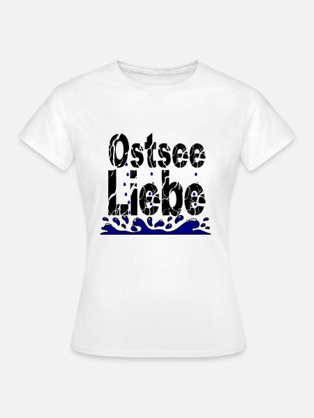 Ostsee Liebe - Frauen T-Shirt - Weiß