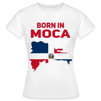 République dominicaine - T-shirt Femme - blanc - Devant - AI Model Female 172 dark (172cm)