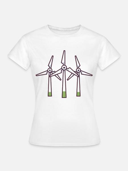 Energiewende ist ein bedeutendes Energiesystem. - Frauen T-Shirt - Weiß