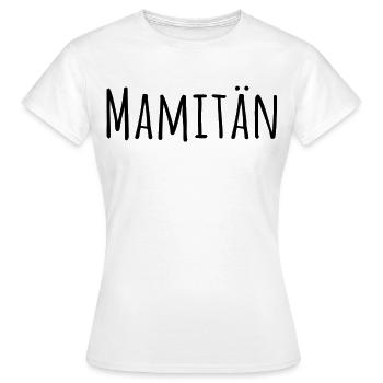 Mamitän Jeu de mots drôle Captain Mama Anchor - T-shirt Femme - blanc - Devant - AI Model Female 172 dark (172cm)
