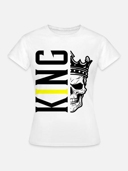 König Totenkopf - Frauen T-Shirt - Weiß