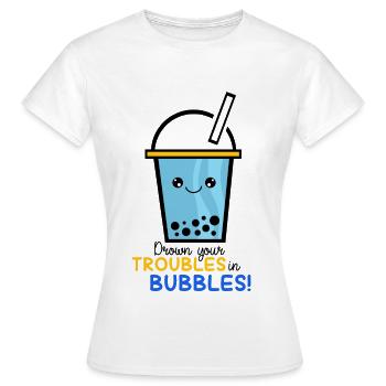 Bubble Tea - T-shirt Femme - blanc - Devant - AI Model Female 172 dark (172cm)