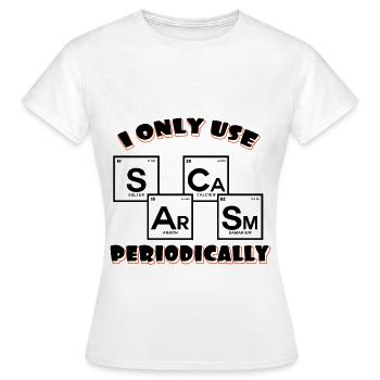 chimiste - T-shirt Femme - blanc - Devant - AI Model Female 172 dark (172cm)